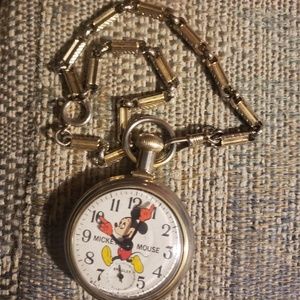 Vintage Mickey Mouse Watches and Pocket Watch